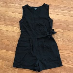 EUC Loft Black Romper